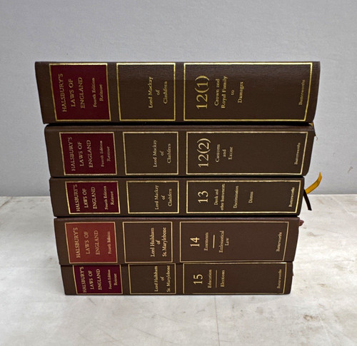 Halsbury laws england - laws, of