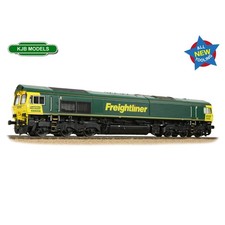 OO Gauge Bachmann 50-002 Class 66/6 66606 Freightliner Green Loco