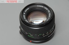 Fast Canon FD f1.4 50mm Standard Fixed 35mm Lens. Graded: EXC+ [#11012]