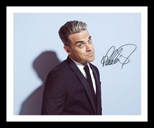 Robbie williams autograph - robbie,