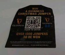 Guinness - Win A Free Xmas Guinness Jumper - Beer Mat 2024