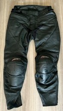 RST LEATHER MOTORCYCLE TROUSERS EU 54 UK 34 ARMOUR TO KNEES
