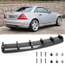 For Mercedes-Benz SLK R172 R171 AMG 6 Shark Fin Rear Diffuser Bumper Spoiler Lip