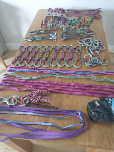 Trad climbing rack - trad,