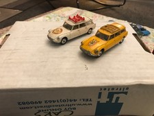two vintage corgi citroen