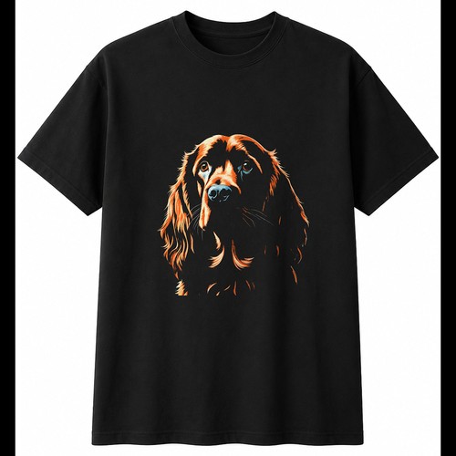 Anime sussex spaniel - spaniel, portrait