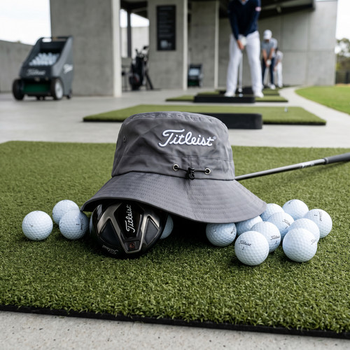 Titleist gray bucket - bucket, hat