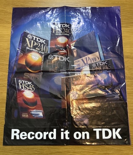 Vintage rare tdk - tdk, plastic
