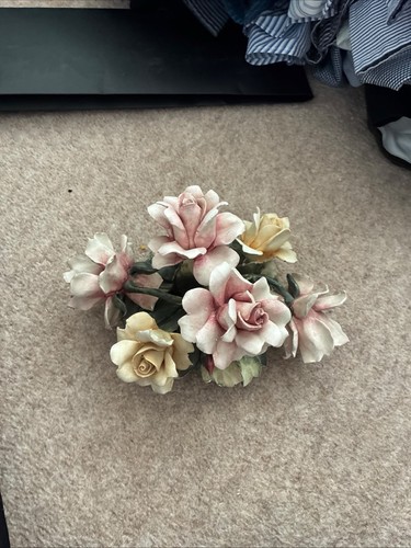 Capodimonte porcelain flowers - capodimonte,