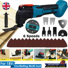 For Makita 18V LXT Cordless Oscillating Multi Tool & 22 Piece Accessories Set
