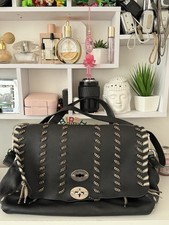 Italian real leather satchel - italian,