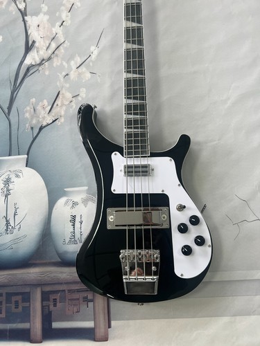 Black 4003 style bass guitar - black,