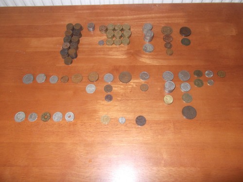 Old coin collection - old,