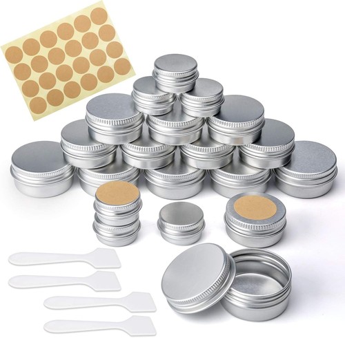 Pieces small tins with - 20,