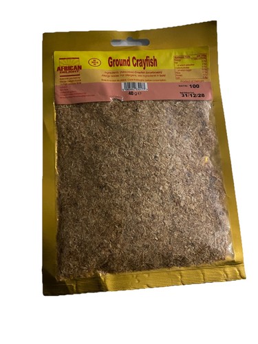 Smoked dried ground crayfish - ground,
