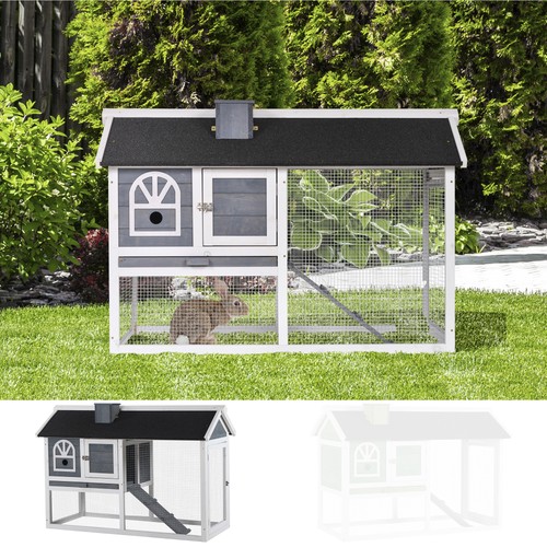 Rabbit hutch wood - wood, cage