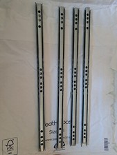 417mm/27mm Metal Grooved Ball Bearing Slide Drawer Runners. 352 - 570mm