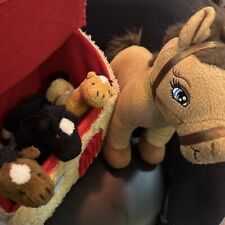 Grays Of  Shenstone Soft Toy Horses With Stable Bag