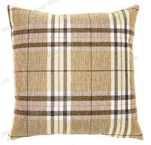 Tartan check cushion - tartan,