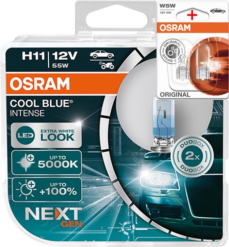 Osram h11 12v - h11, blue