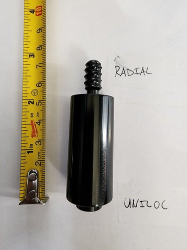 Radial shaft uniloc butt - shaft, to