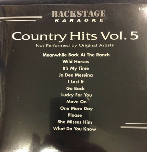 Backstage karaoke vol 104 - vol,