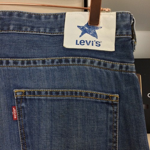 Levis blue star jeans - star, mens