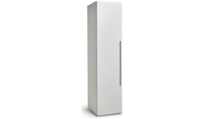 Habitat Atlas 1 Door Tall Wardrobe White Modern Bedroom Storage Furniture