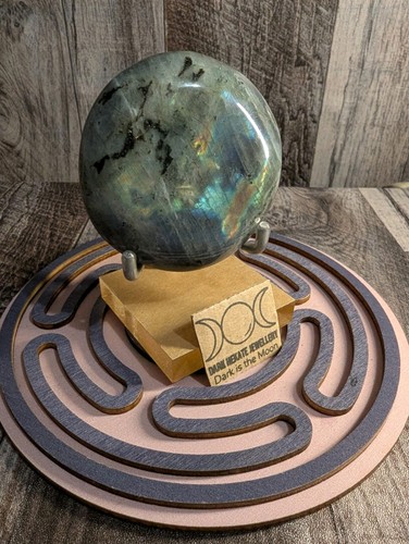 Large labradorite palm - large,