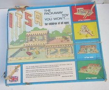 Vintage IT'SA Wooden Construction Building Toy Qualitoy Timber Products, England