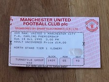 TICKET 1995/96 Manchester