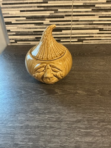 Onion face pot - onion,