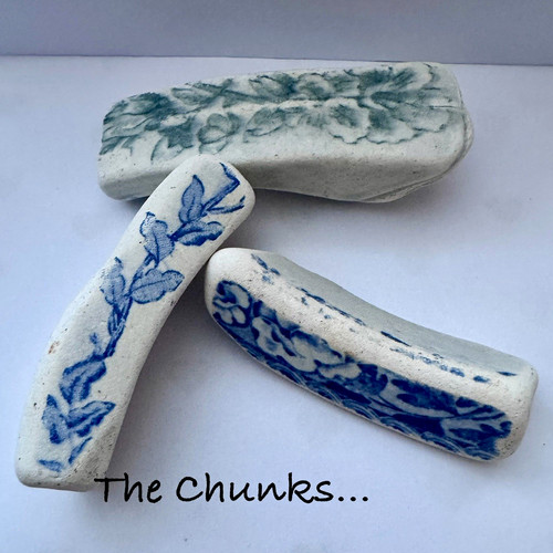 Scottish sea pottery shards - scottish,