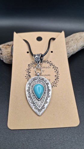 Turquoise stone cowboy - , charm