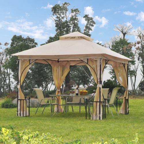 Metal gazebo pavilion - x,
