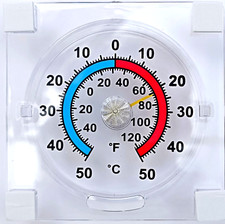 Garden window thermometer - garden,