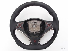 BMW SPORT 1/3/X E82/E87/E90/92/84 NEW NAPPA LEATHER ERGONOMIC INLAYS FLAT BOTTOM