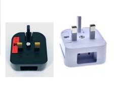 US to UK Mains Connector Converter / Plug Adapter 10A (USA/Japan/China)