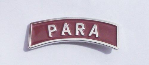 Parachute regiment para - parachute, lapel