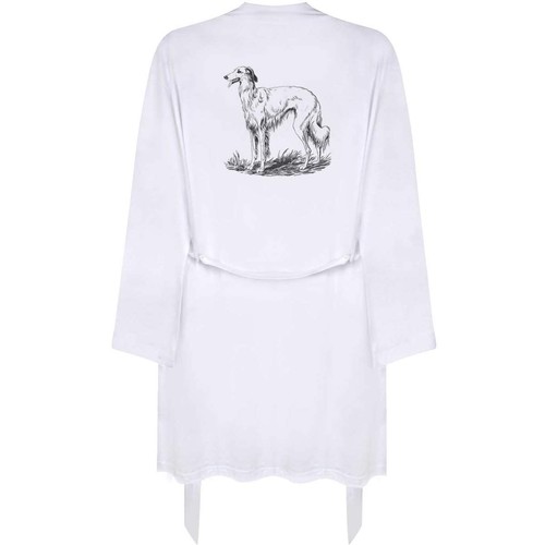 Small borzoi dog standing - 'borzoi,