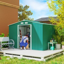 9x6ft Metal Garden Shed