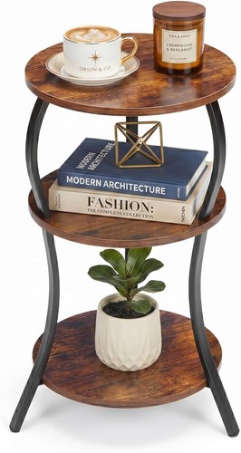 Side table tier - table, round
