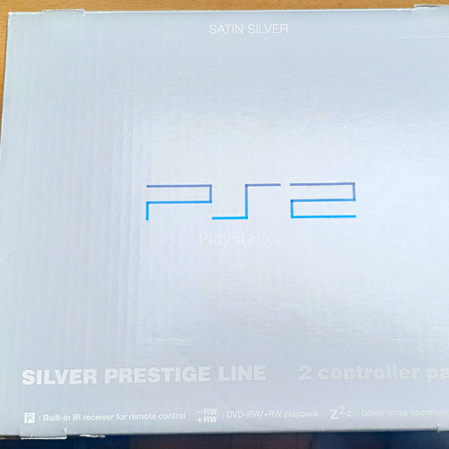 Sony playstation ps2 silver - sony,