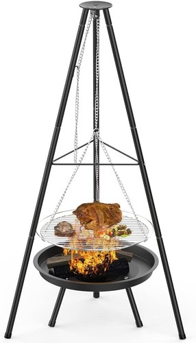 Tripod grill barbecue fire - tripod,