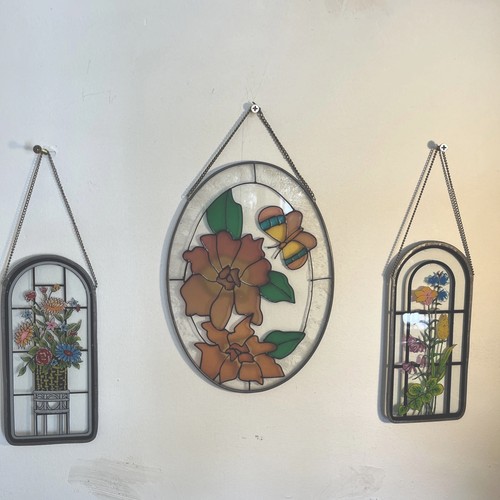 Stained glass window hangings - stained,