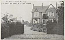 West Bridgford Landscape Gardener E. Somerfield. Gravel by J. Shields, Derby.
