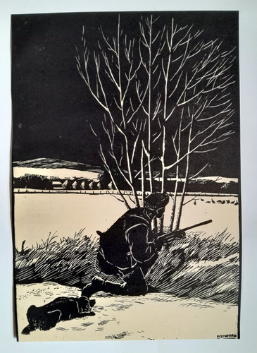 Wildfowler gun dog print - wildfowler,