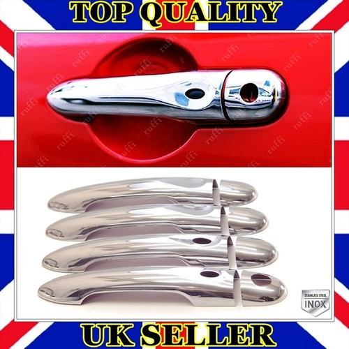 Chrome door handle - door,