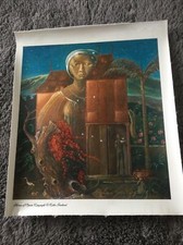 Print On Canvas By Jamaican/ Australian Artist Colin Garland House Of Spirits