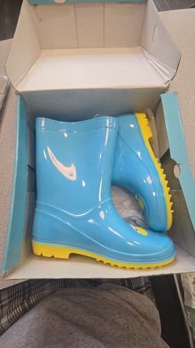 Boys blue wellington boots - blue,